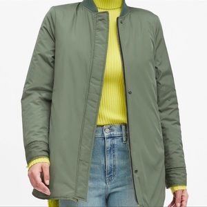 Banana Republic Green Neon Yellow Reversible Jacket MP